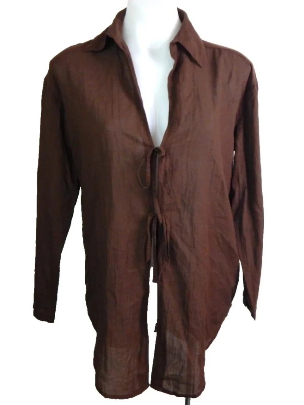 Abercrombie & Fitch Tie Front Cover Up Dress
